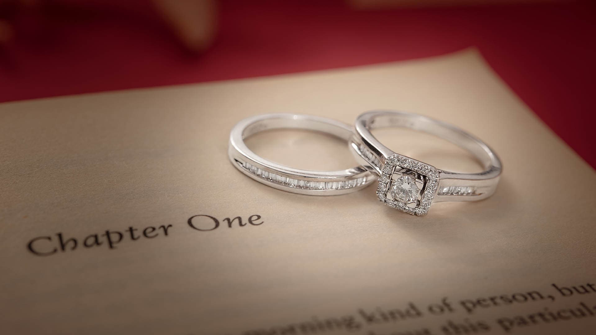 Handcrafted diamond ring